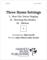 Three Hymn Settings TTB choral sheet music cover